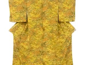 板垣に花鳥模様小紋着物